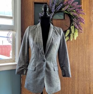 The Limited Gray Blazer with Button